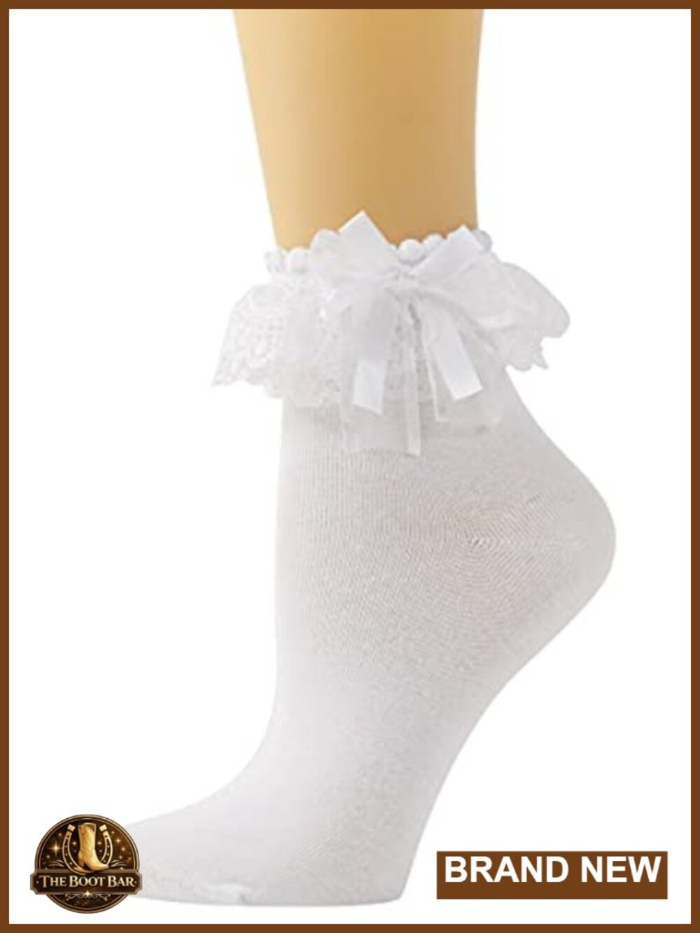 Lace Ruffle Ankle Socks Frilly Princess Comfortable Women's Cotton